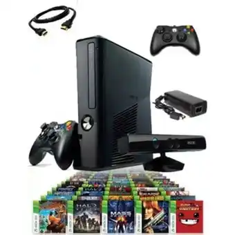 Linio Xbox 360 slim r 5.0 hdmi 2 controles kinect mas sorpresa oferta