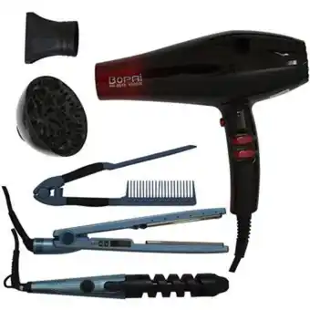 Linio Combo plancha para cabello -rizador encrespador-secador de cabello 3000 w oferta