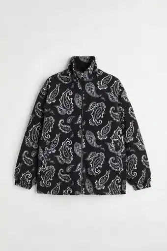 Chaqueta en peluche regular fit