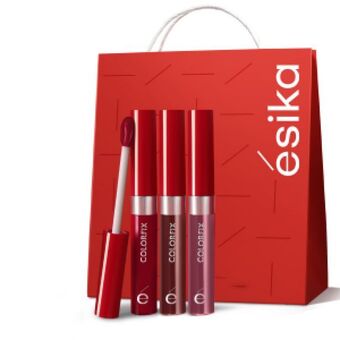 Ésika Set labiales mate colorfix liquid tattoo oferta