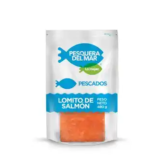 Makro Lomito de salmon pesquera del mar 480g oferta