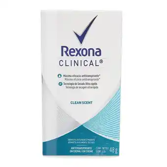 Makro Desodorante crema rexona clinical fresh 48g oferta
