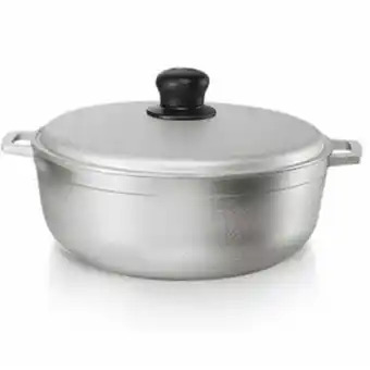 Caldero aluminio fundido con tapa natural 50 cm...