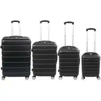 Linio Set de 4 maletas abs travel elite, diferente tamaño oferta