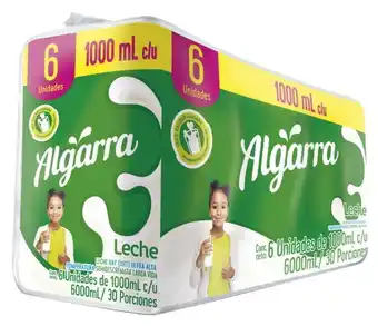 Merqueo Leche semidescremada algarra x 6 und oferta