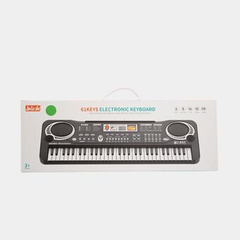 Panamericana Teclado electrónico infantil de 61 teclas, negro oferta