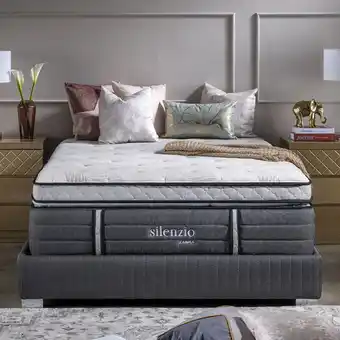 Muebles Jamar Colchón queen silenzio euro top zabra (garantía 25 años) oferta