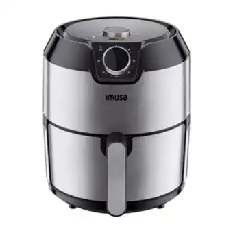 Alkosto Freidora imusa 4.2 litros easy fry & grill 2en1 gris oferta