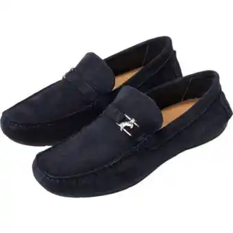 Linio Mocasin santodomingo azul gamuza mh mocs oferta