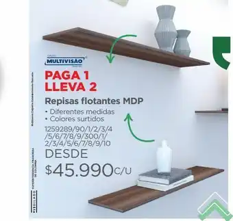 Easy Repisas flotantes mdp oferta