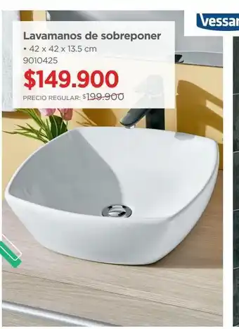 Easy Lavamanos de sobreponer oferta