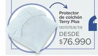 Protector de colchón terry plus