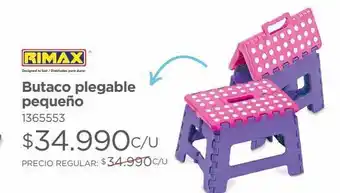 Butaco plegable pequeño