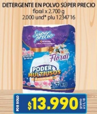Colsubsidio Detergente en Polvo Súper Precio 2700g oferta