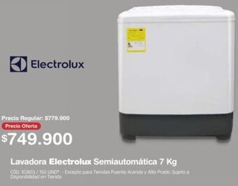 Makro Lavadora Electrolux Semiautomática 7kg oferta
