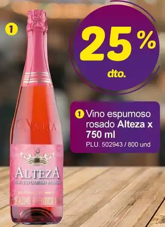 Surtimax Vino Espumoso Rosado Alteza 750ml oferta