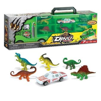 Alkosto Camión de juguete con dinosaurios dinotruck 7 piezas suntoys oferta