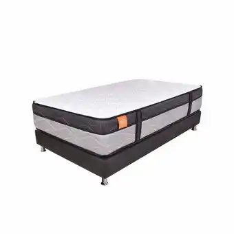 Combo colchón romance relax air experience sencillo + base cama