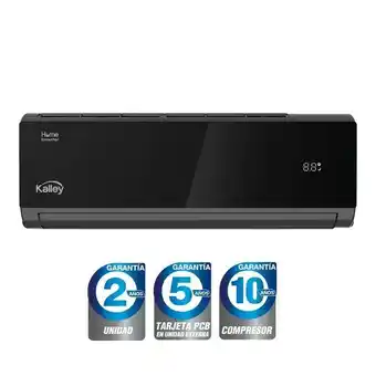 Alkosto Aire acondicionado kalley 9000 btu tipo split inverter wifi 110v negro oferta