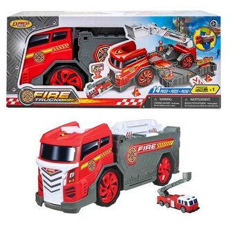 Alkosto Camión de bomberos de juguete transformable fire truck suntoys oferta