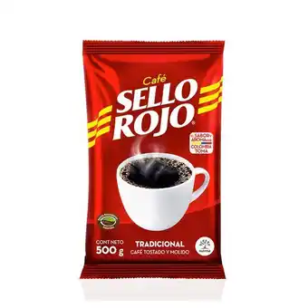 Merqueo Café molido sello rojo tradicional oferta