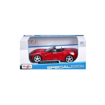 Alkosto Carro de juguete chevrolet corvette stingray convertible 2014 rojo 1:24 maisto oferta