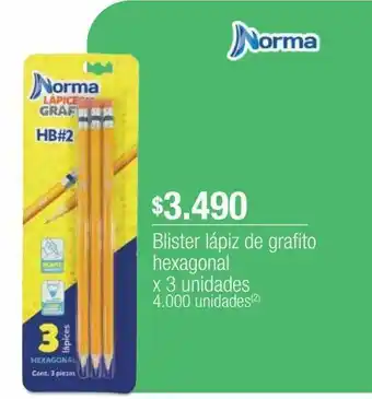Jumbo Blister lápiz de grafito hexagonal oferta