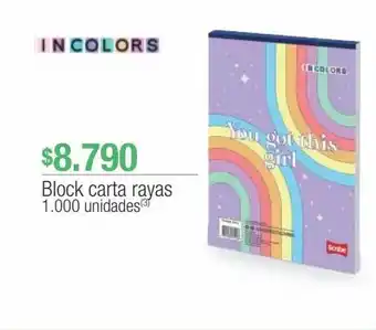 Jumbo Block carta rayas oferta