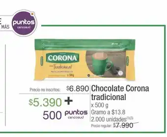 Jumbo Chocolate corona tradicional oferta
