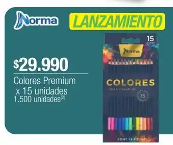 Jumbo Colores premium x 15 unidades oferta