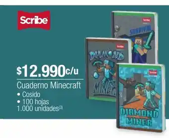 Jumbo Cuaderno minecraft oferta