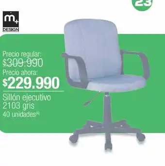 Jumbo Sillón ejecutivo 2103 gris oferta