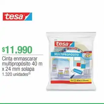 Jumbo Cinta enmascarar multipropósito 40 m x 24 mm solapa oferta