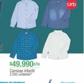 Jumbo Camisas infantil oferta