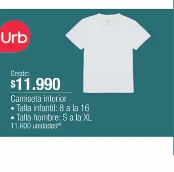 Jumbo Camiseta interior oferta