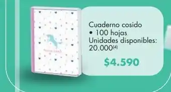 Metro Cuaderno cosido • 100 hojas oferta