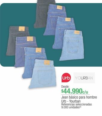 Jumbo Jean básico para hombre oferta