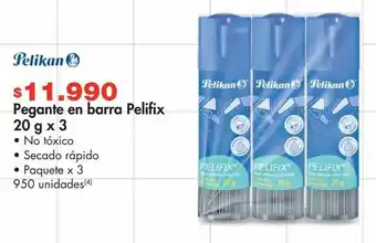Metro Pegante en barra pelifix 20 g x 3 oferta