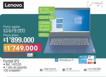 Jumbo Portátil ip3 oferta