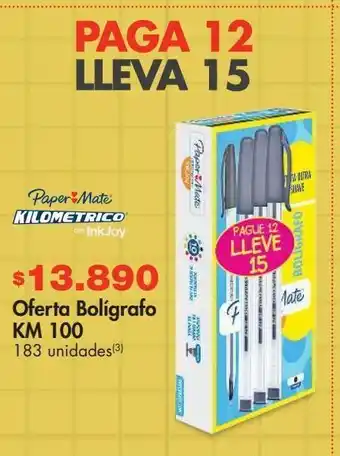 Metro Oferta bolígrafo km 100 oferta