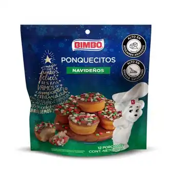 Merqueo Ponquecitos navideños bimbo 12 und oferta