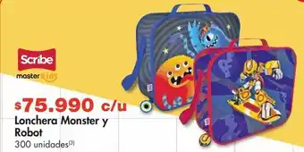 Metro Lonchera monster y robot oferta
