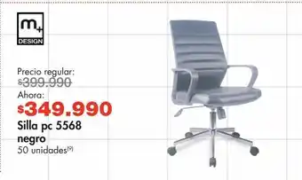 Metro Silla pc 5568 negro oferta