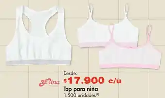 Metro Top para niña oferta