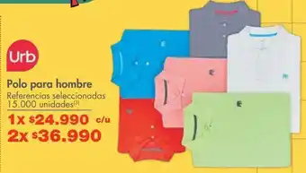 Metro Polo para hombre referencias seleccionadas oferta