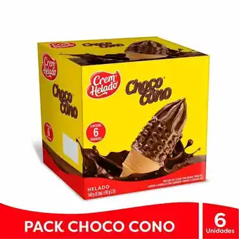 Superdroguería Olímpica Helado cream helado choco cono 540 g x6 unds oferta