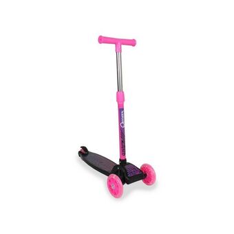 Patineta tri scooter maxi rosada qmax