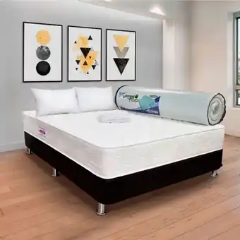 Electrobello Combo colchón y basecama fantasía mix oferta