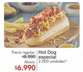 Metro Hot dog especial oferta