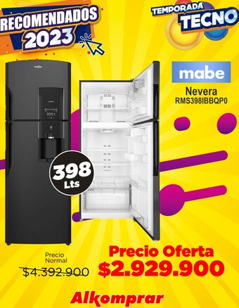 Alkomprar Mabe Nevera 398L oferta